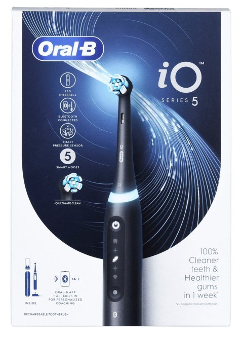 Braun Oral-B Szczoteczka elektryczna iO5 Matt Black Braun Oral-B Szczoteczka elektryczna iO5 Matt Black