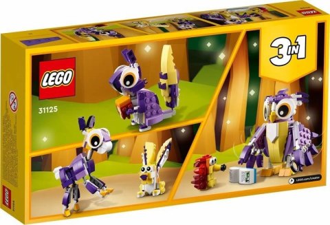 LEGO Creator 31125 Fantastyczne leśne stworzenia LEGO Creator 31125 Fantastyczne leśne stworzenia