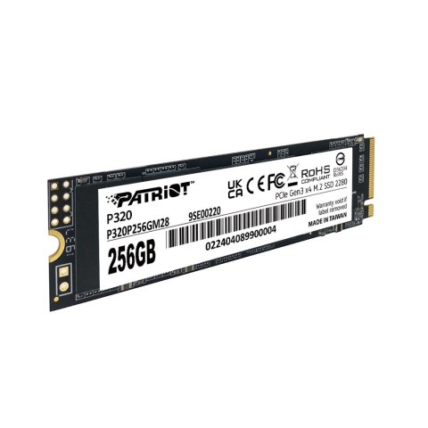 SSD Patriot Viper P320 M.2 PCI-Ex4 NVMe 256GB 2.2GB/s SSD Patriot Viper P320 M.2 PCI-Ex4 NVMe 256GB 2.2GB/s