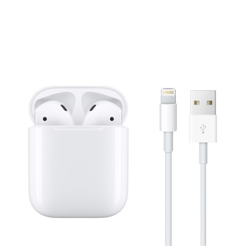 Słuchawki bezprzewodowe Apple AirPods 2019 MV7N2ZM/A (kolor biały) (WYPRZEDAŻ) Słuchawki bezprzewodowe Apple AirPods 2019 MV7N2ZM/A (kolor biały) (WYPRZEDAŻ)