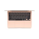 Apple MacBook Air 2021 M1 8-core CPU & 7-core GPU 13,3"WQXGA Retina IPS  8GB DDR4 SSD256 TB3 ALU macOS Big Sur - Gold (WYPRZEDAŻ
