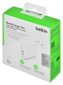 BELKIN ŁADOWARKA 30W 2X USB-C, PD 60W, BIAŁA