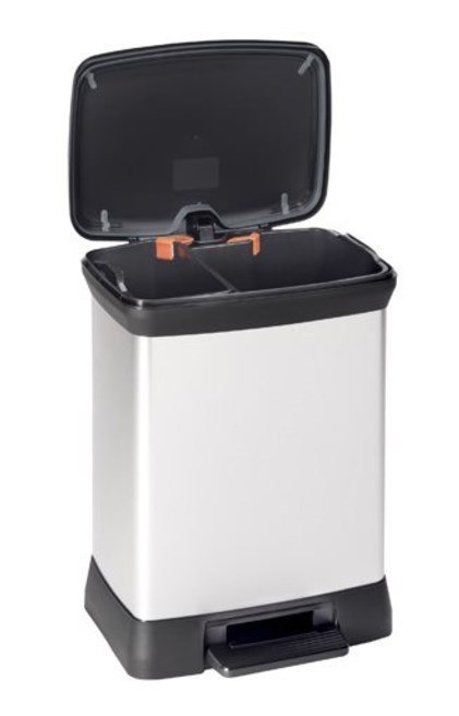 Kosz na śmieci z pedałem Deco Bin 10+18l Curver Kosz na śmieci z pedałem Deco Bin 10+18l Curver