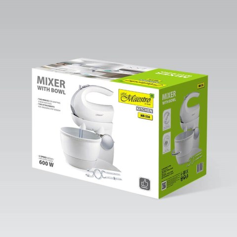 Mikser z misą obrotową 600W MAESTRO MR-556 Mikser z misą obrotową 600W MAESTRO MR-556