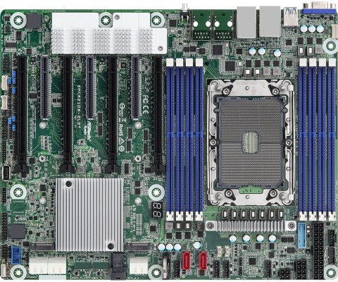 Płyta główna ASRock SPC621D8 1x LGA4189 Intel Xeon Scalable 3gen C621A (8xDIMM, SATA, 2xM.2, 2x1GbE, IPMI) Płyta główna ASRock SPC621D8 1x LGA4189 Intel Xeon Scalable 3gen C621A (8xDIMM, SATA, 2xM.2, 2x1GbE, IPMI)