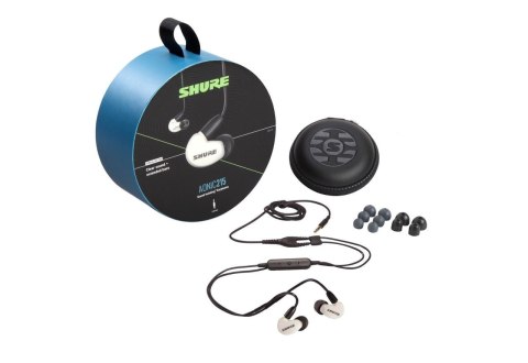 Shure SE215DYWH+UNI-EFS - Słuchawki douszne AONIC215 z pojedynczym przetwornikiem i kablem 3.5mm (białe) Shure SE215DYWH+UNI-EFS - Słuchawki douszne AONIC215 z pojedynczym przetwornikiem i kablem 3.5mm (białe)