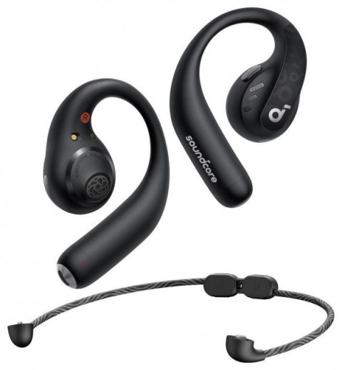Słuchawki bezprzewodowe Soundcore o otwartej konstrukcji AeroFit Pro Czarne Słuchawki bezprzewodowe Soundcore o otwartej konstrukcji AeroFit Pro Czarne