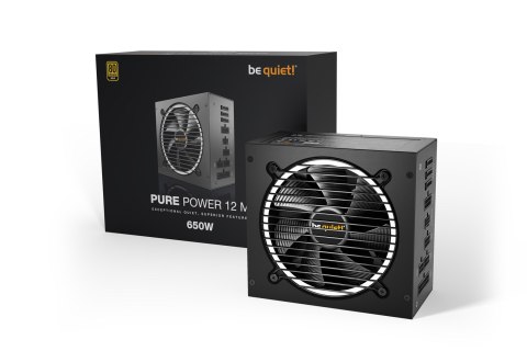 Zasilacz be quiet! PURE POWER 12 M 650W Zasilacz be quiet! PURE POWER 12 M 650W