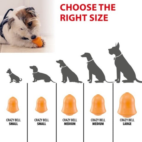 FERPLAST Crazy Bell Small zabawka dla psa FERPLAST Crazy Bell Small zabawka dla psa