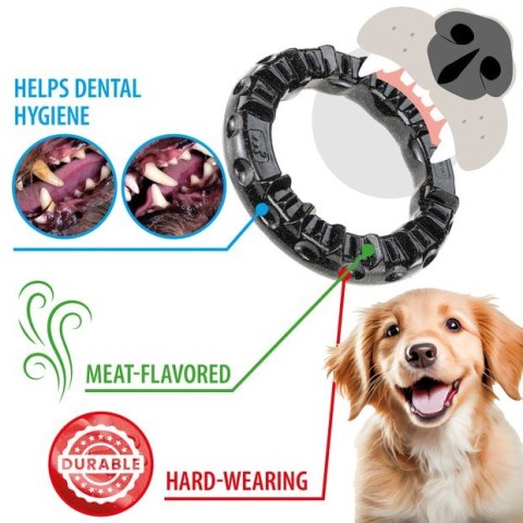 FERPLAST Smile Ring M Black zabawka dla psa FERPLAST Smile Ring M Black zabawka dla psa