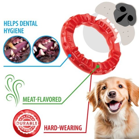 FERPLAST Smile Ring M Red zabawka dla psa FERPLAST Smile Ring M Red zabawka dla psa