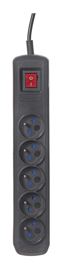 Listwa przeciwprzepięciowa Activejet 5gn/5m/cz (10A; 2300W) 5m; kolor czarny (WYPRZEDAŻ) Listwa przeciwprzepięciowa Activejet 5gn/5m/cz (10A; 2300W) 5m; kolor czarny (WYPRZEDAŻ)
