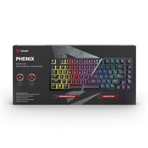 SAVIO KLAWIATURA MECHANICZNA PHENIX RED SAVIO KLAWIATURA MECHANICZNA PHENIX RED