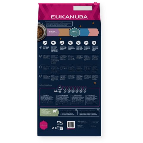EUKANUBA dorosły mała i średnia rasa bez zbóż jagnięcina - sucha karma dla psa - 12 kg EUKANUBA dorosły mała i średnia rasa bez zbóż jagnięcina - sucha karma dla psa - 12 kg