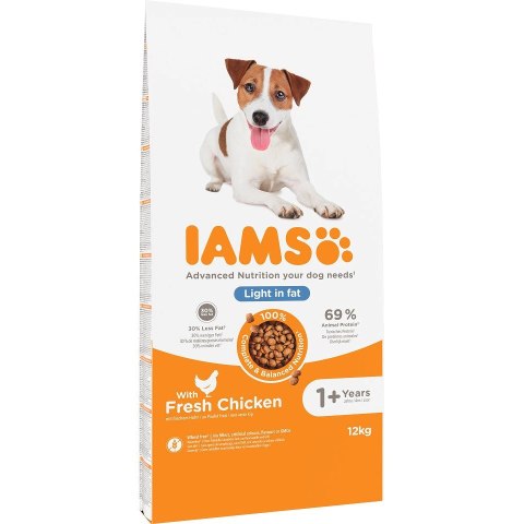 IAMS Vitality Adult Light in fat - sucha karma dla psa - 12 kg IAMS Vitality Adult Light in fat - sucha karma dla psa - 12 kg