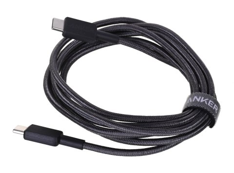 Kabel Anker 322 USB-C do USB-C 1.8m czarny Kabel Anker 322 USB-C do USB-C 1.8m czarny