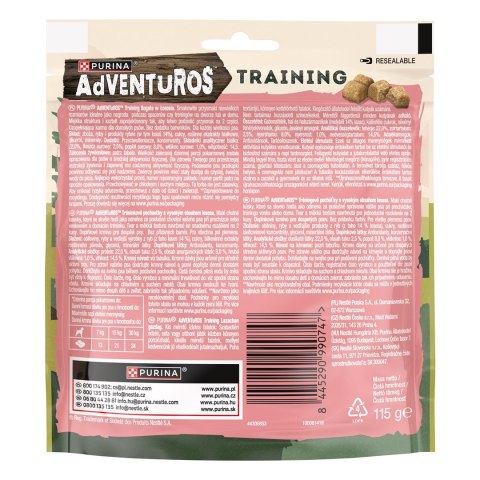 PURINA Adventuros Training łosoś - przysmak dla psa -115g PURINA Adventuros Training łosoś - przysmak dla psa -115g