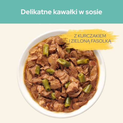 PURINA Cat Chow Hairball kurczak i fasola - mokra karma dla kota - 4x85g PURINA Cat Chow Hairball kurczak i fasola - mokra karma dla kota - 4x85g