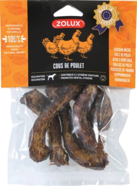 ZOLUX Przysmak naturalny dla psa Szyja kurza 150 g ZOLUX Przysmak naturalny dla psa Szyja kurza 150 g