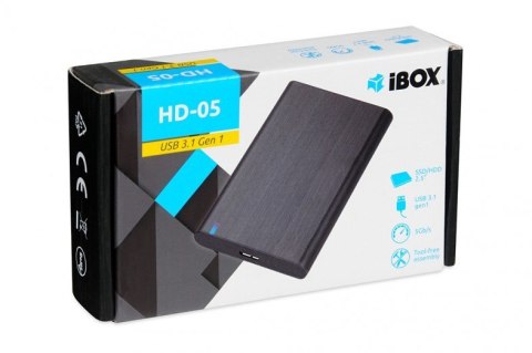 OBUDOWA I-BOX HD-05 ZEW 2,5" USB 3.1 GEN.1 BLACK OBUDOWA I-BOX HD-05 ZEW 2,5" USB 3.1 GEN.1 BLACK