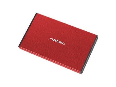 Obudowa NATEC Rhino Go NKZ-1279 (2.5"; USB 3.0; Aluminium; kolor czerwony) Obudowa NATEC Rhino Go NKZ-1279 (2.5"; USB 3.0; Aluminium; kolor czerwony)