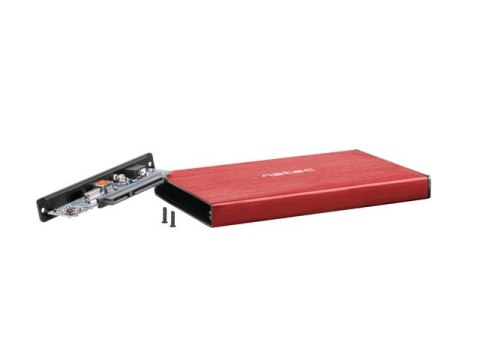 Obudowa NATEC Rhino Go NKZ-1279 (2.5"; USB 3.0; Aluminium; kolor czerwony) Obudowa NATEC Rhino Go NKZ-1279 (2.5"; USB 3.0; Aluminium; kolor czerwony)
