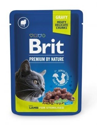 BRIT Premium by Nature Lamb for Sterilized - mokra karma dla kota - 100 g BRIT Premium by Nature Lamb for Sterilized - mokra karma dla kota - 100 g