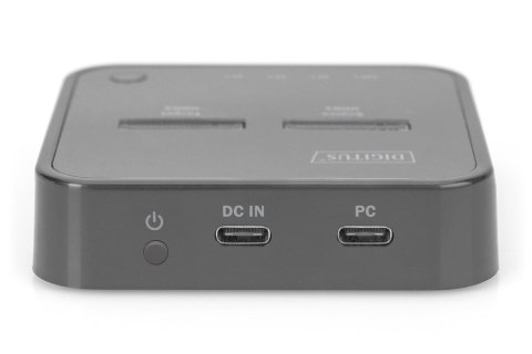 DIGITUS STACJA DOKUJĄCA DO SSD M.2 NVME Z FUNKCJĄ KLONOWANIA OFFLINE, USB-C, CZARNA DA-71545 DIGITUS STACJA DOKUJĄCA DO SSD M.2 NVME Z FUNKCJĄ KLONOWANIA OFFLINE, USB-C, CZARNA DA-71545