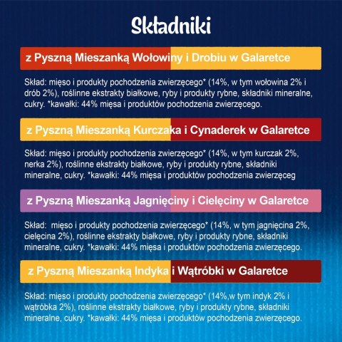 FELIX Fantastic Duo wiejskie smaki - mokra karma dla kota - 12x85g FELIX Fantastic Duo wiejskie smaki - mokra karma dla kota - 12x85g