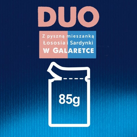 Felix Fantastic Duo Sardynka Łosoś - mokra karma dla kota - 85g Felix Fantastic Duo Sardynka Łosoś - mokra karma dla kota - 85g