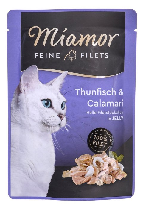 MIAMOR Feine Filets tuńczyk z kalmarami - saszetka 100g MIAMOR Feine Filets tuńczyk z kalmarami - saszetka 100g