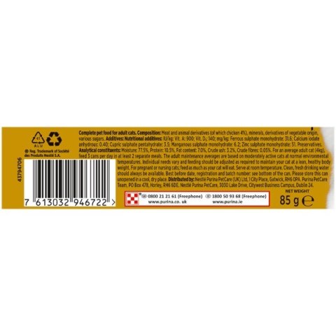 PURINA Gourmet Gold Mus z kurczakiem - mokra karma dla kota - 85g PURINA Gourmet Gold Mus z kurczakiem - mokra karma dla kota - 85g