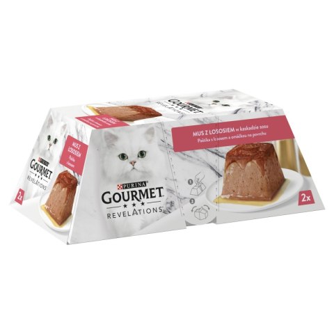 PURINA Gourmet Revelations Łosoś - mokra karma dla kota - 2x57 g PURINA Gourmet Revelations Łosoś - mokra karma dla kota - 2x57 g