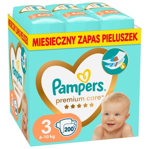 Pampers Pieluchy Premium Monthly Box S3 200 Pampers Pieluchy Premium Monthly Box S3 200