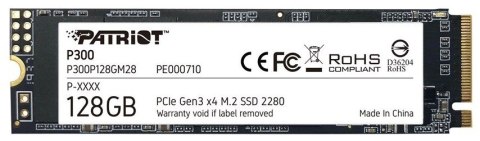 SSD Patriot Viper P300 M.2 PCI-Ex4 NVMe 128GB SSD Patriot Viper P300 M.2 PCI-Ex4 NVMe 128GB