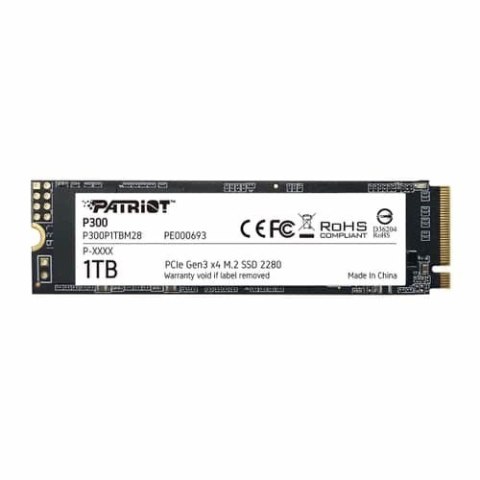 SSD Patriot Viper P300 M.2 PCI-Ex4 NVMe 1TB SSD Patriot Viper P300 M.2 PCI-Ex4 NVMe 1TB