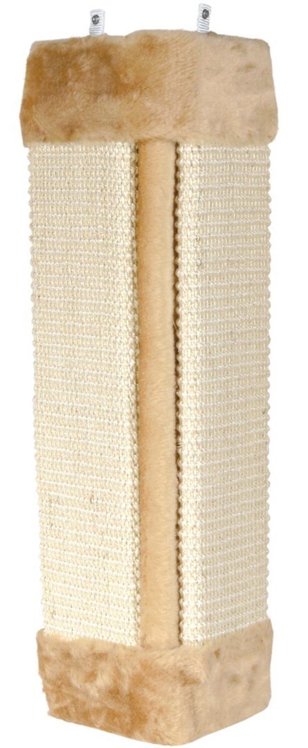 TRIXIE Drapak dla kota narożny 49,5x23,5 cm - kolor beżowy TRIXIE Drapak dla kota narożny 49,5x23,5 cm - kolor beżowy