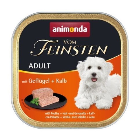 ANIMONDA Vom Feinsten Classic drób i cielęcina - mokra karma dla psa - 150g ANIMONDA Vom Feinsten Classic drób i cielęcina - mokra karma dla psa - 150g