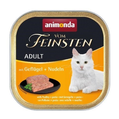 ANIMONDA Vom Feinsten Menue Cat drób z makaronem - mokra karma dla kota - 100g ANIMONDA Vom Feinsten Menue Cat drób z makaronem - mokra karma dla kota - 100g