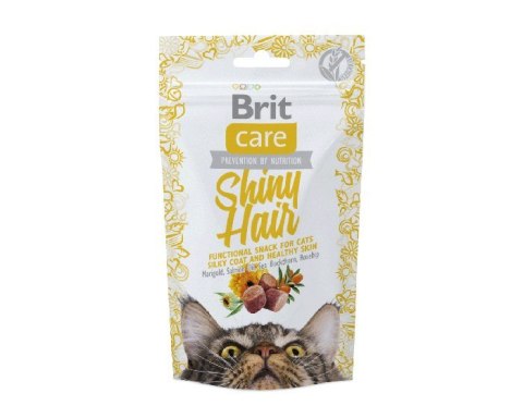 BRIT Care Cat Snack SHINY Hair - przysmak dla kota - 50 g BRIT Care Cat Snack SHINY Hair - przysmak dla kota - 50 g