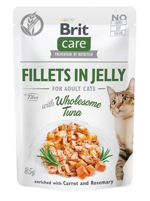 BRIT Care Fillets in Jelly filety z tuńczykiem w galaretce - mokra karma dla kota - 85 g BRIT Care Fillets in Jelly filety z tuńczykiem w galaretce - mokra karma dla kota - 85 g