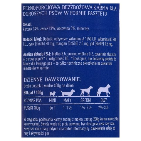 BUTCHER'S Original Tripe Mix Pasztet ze żwaczem - mokra karma dla psa - 400 g BUTCHER'S Original Tripe Mix Pasztet ze żwaczem - mokra karma dla psa - 400 g