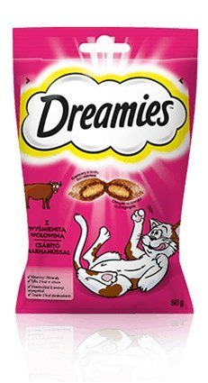 DREAMIES z wołowiną 60g DREAMIES z wołowiną 60g