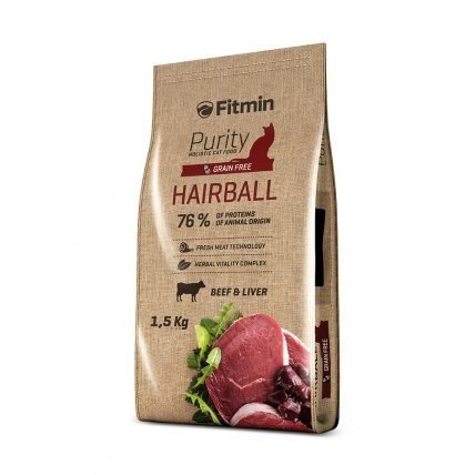 FITMIN Cat Purity Hairball - sucha karma dla kota - 1,5kg FITMIN Cat Purity Hairball - sucha karma dla kota - 1,5kg