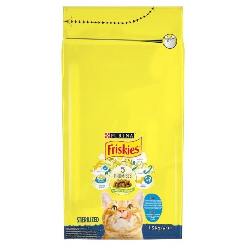 FRISKIES Cat Sterile - łosoś, warzywa 1,5kg FRISKIES Cat Sterile - łosoś, warzywa 1,5kg