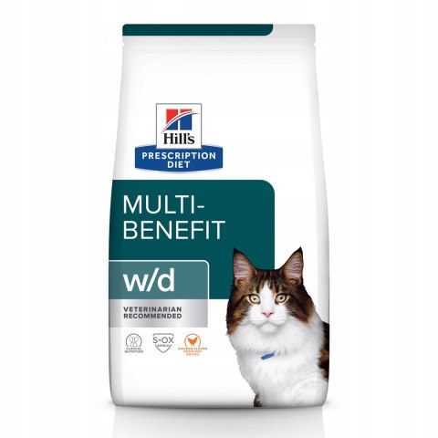 Hill's Prescription Diet Feline w/d Multi-Benefit - sucha karma dla kota - 3 kg Hill's Prescription Diet Feline w/d Multi-Benefit - sucha karma dla kota - 3 kg