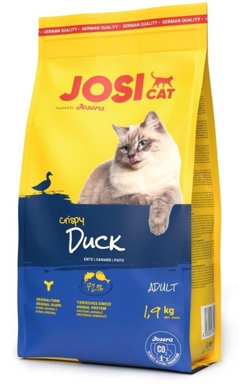 JOSERA JosiCat Crispy Duck - sucha karma dla kota - 1,9 kg JOSERA JosiCat Crispy Duck - sucha karma dla kota - 1,9 kg