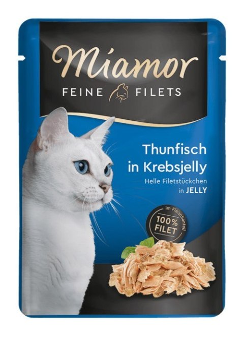 MIAMOR Filets tuńczyk w krabowej galaretce 100g MIAMOR Filets tuńczyk w krabowej galaretce 100g