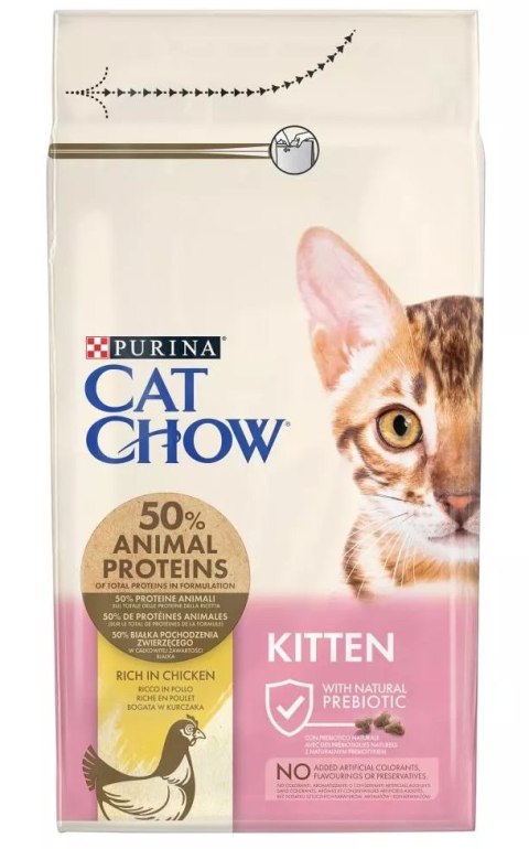 PURINA CAT CHOW Kitten Chicken - sucha karma dla kociąt - 1,5 kg PURINA CAT CHOW Kitten Chicken - sucha karma dla kociąt - 1,5 kg
