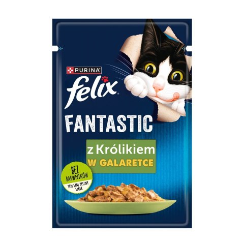 PURINA Felix Fantastic: królik - mokra karma dla kota - 85 g PURINA Felix Fantastic: królik - mokra karma dla kota - 85 g